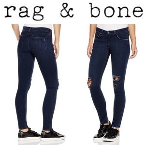 rag & bone/Jean Soft Indigo Skinny Jeans